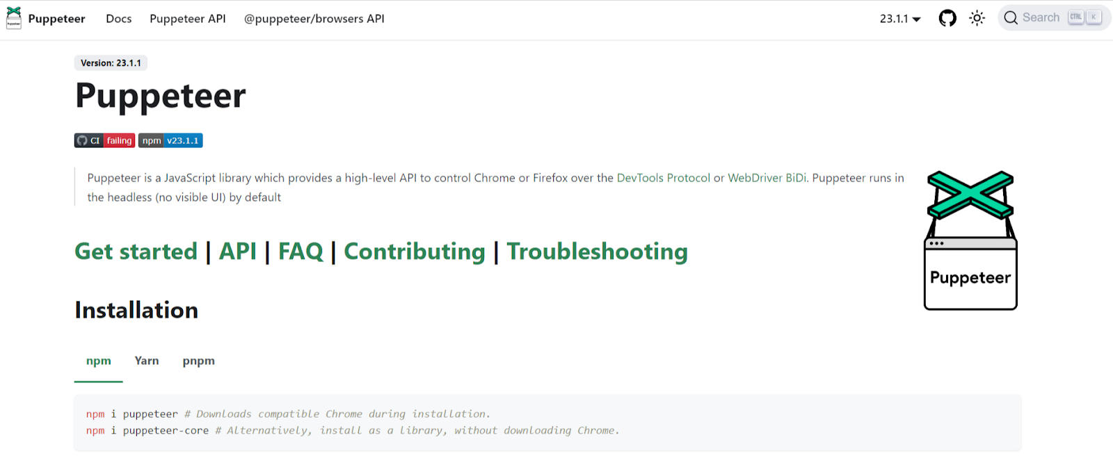 Puppeteer headless browser automation tool